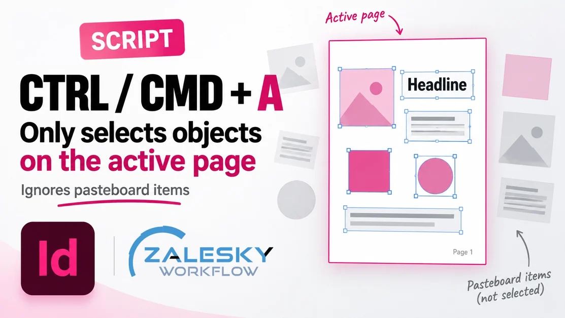 Select Objects on Page or Spread